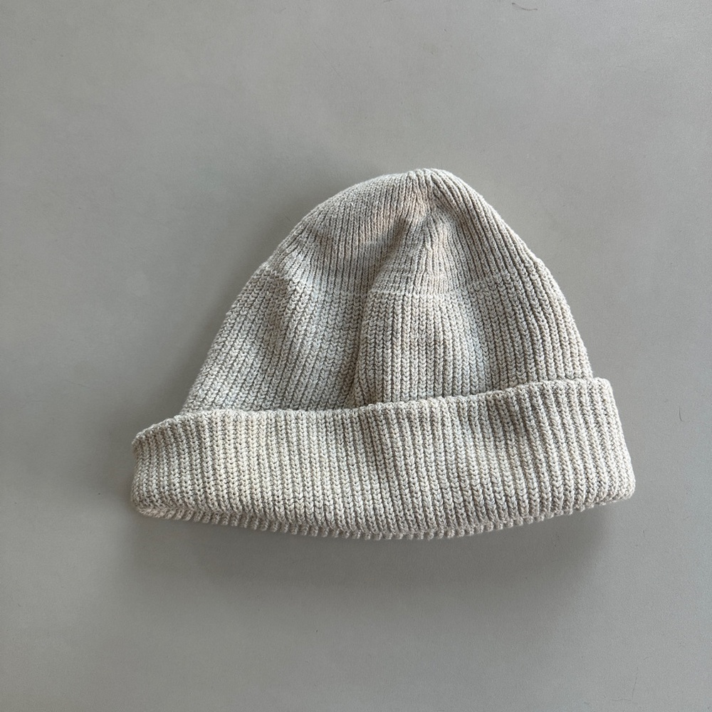 Buck Mason - Cozy Cream Knit Beanie
